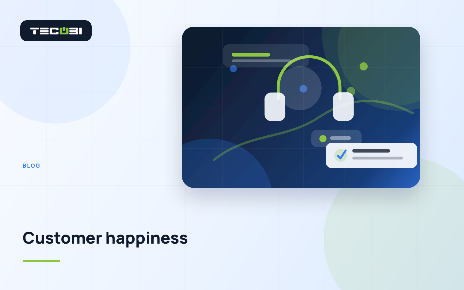 TECOBI article artwork for How We Doubled Customer Happiness in 6 Months