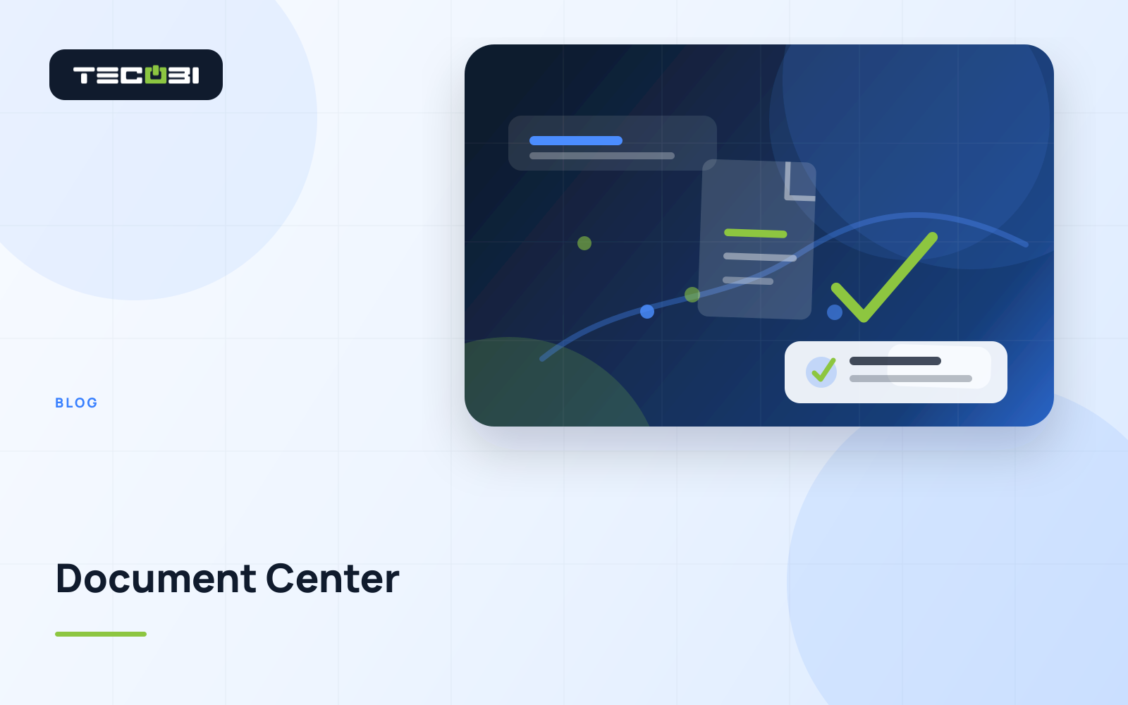 TECOBI article artwork for TECOBI Launches Document Center: Send, Sign, and Manage Customer Documents by Text