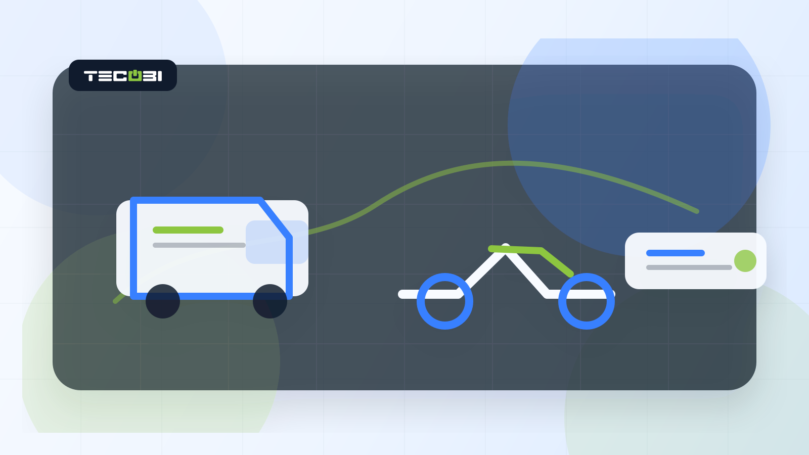 Recreational vehicle parked outdoors