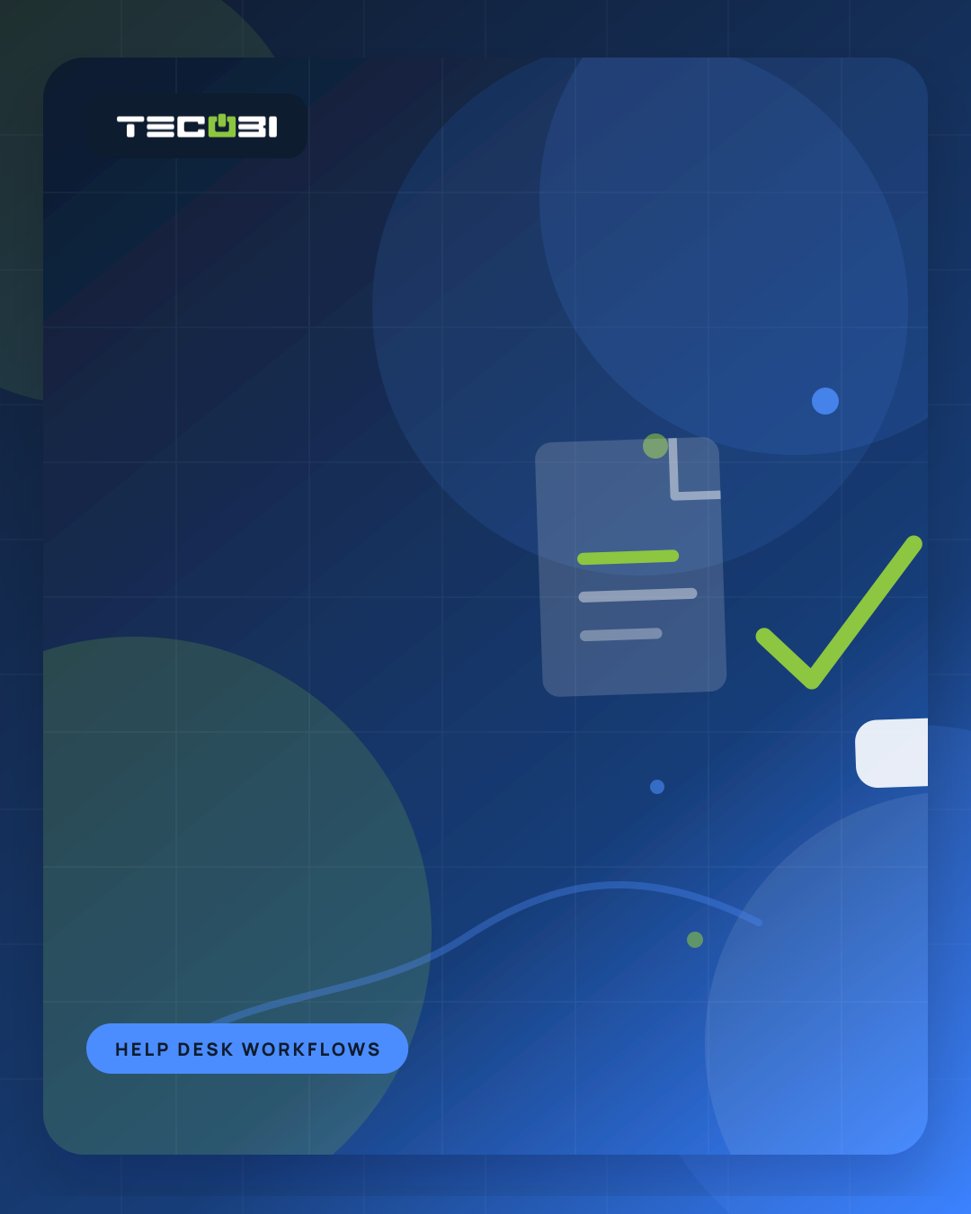 TECOBI article artwork for 5 Common Help Desk Mistakes