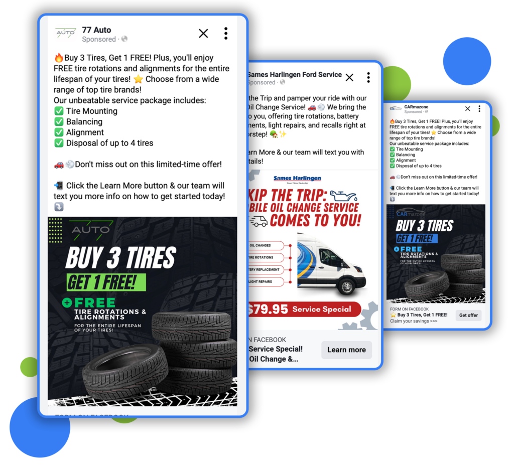 Automotive Lead Generation 8 Service Department Advertising Examples