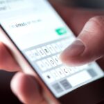 a person using a phone