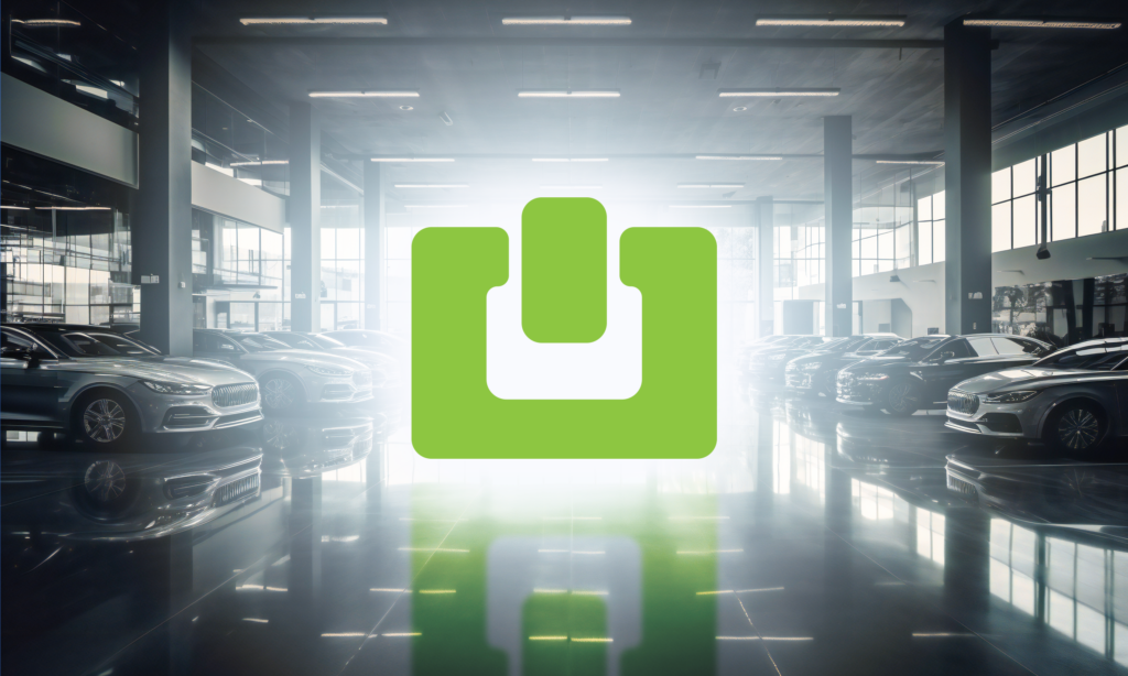 How Automotive Software Is Revolutionizing Car Sales In 2025 4 A Green Logo In A Showroom With Cars In The Background