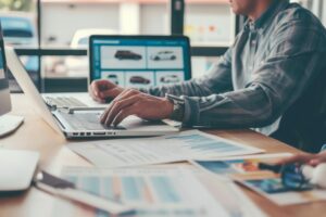 salesman filling co-op documents
