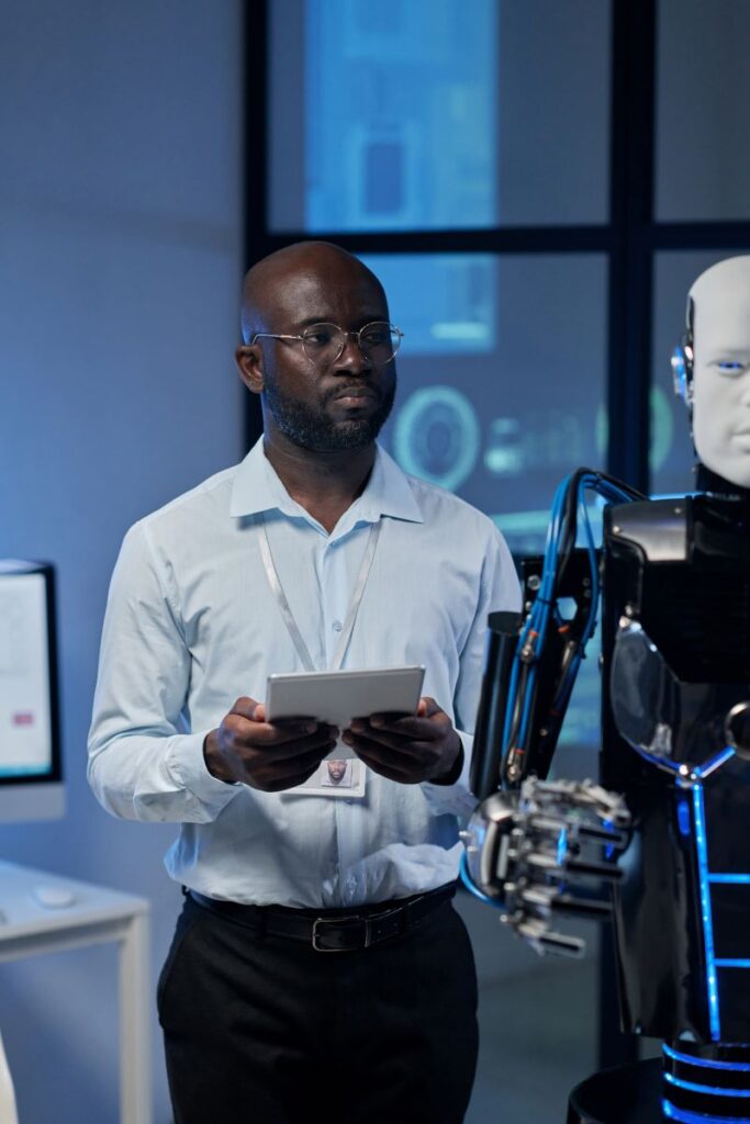 Man And Robot