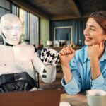 communication woman and ai
