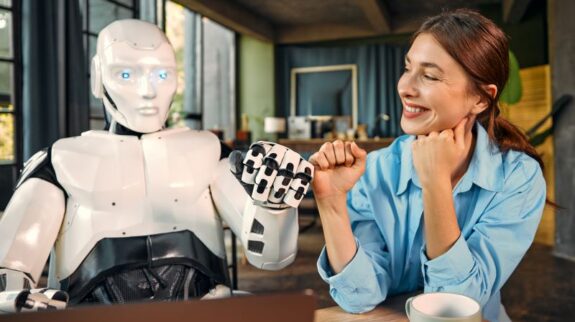 communication-woman-and-ai communication woman and ai