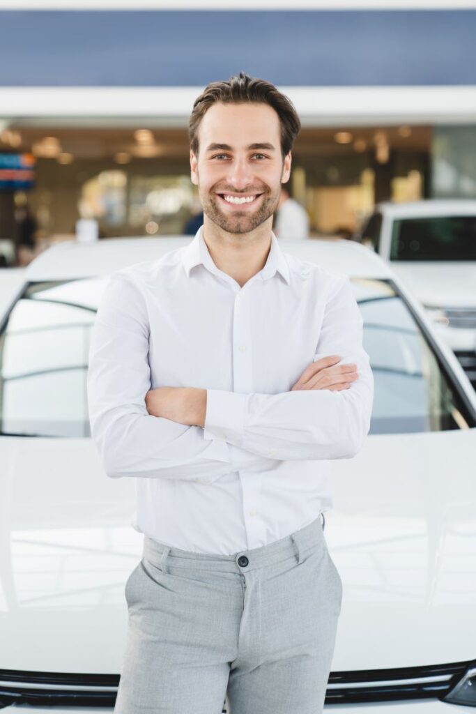 Satisfied Car Dealership Owner