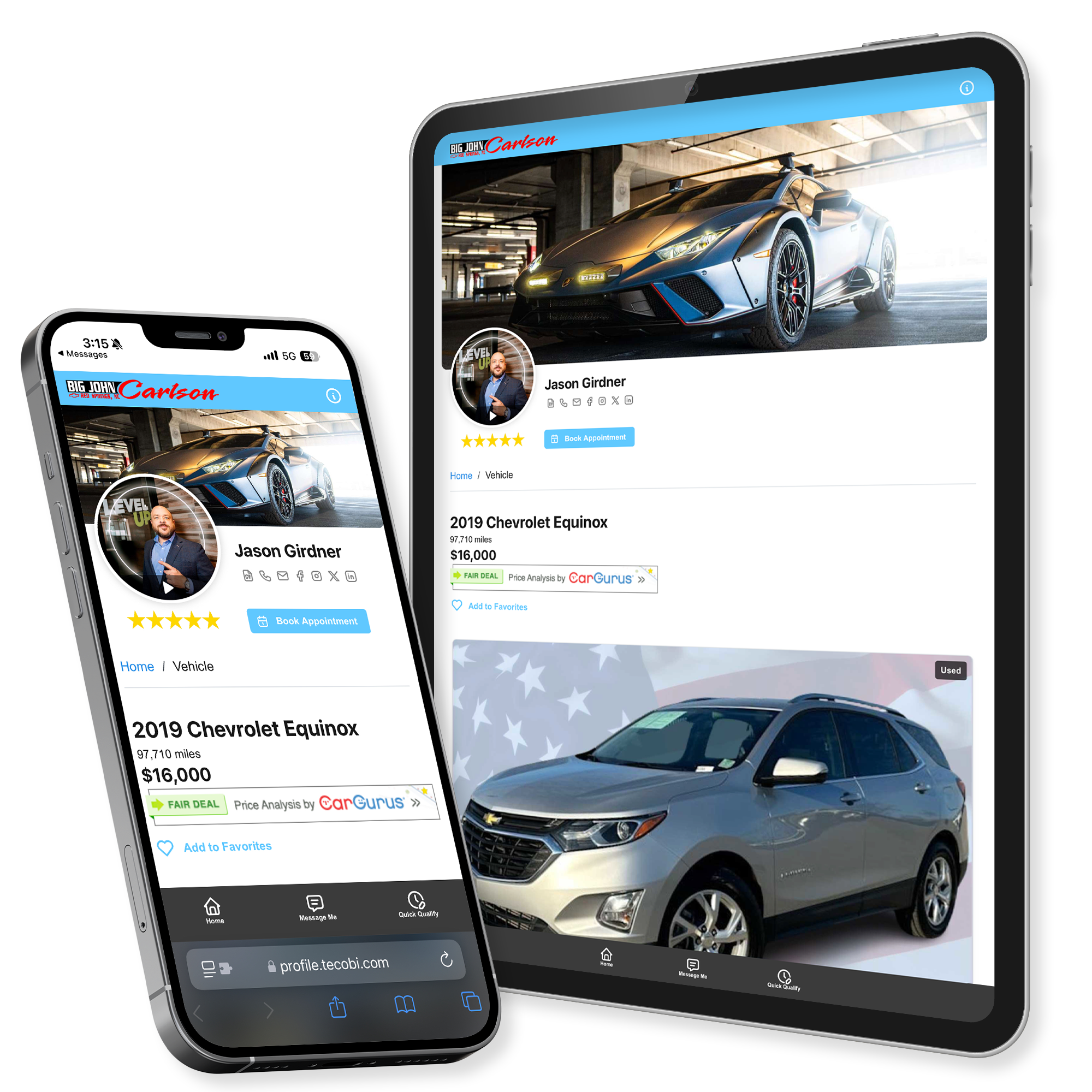 Sales Professional Profiles 1 Digital Sales Tool For Dealerships