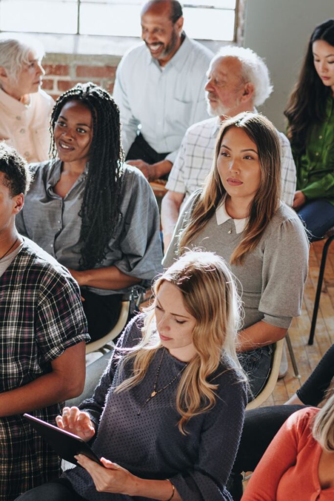 Diverse People In A Seminar
