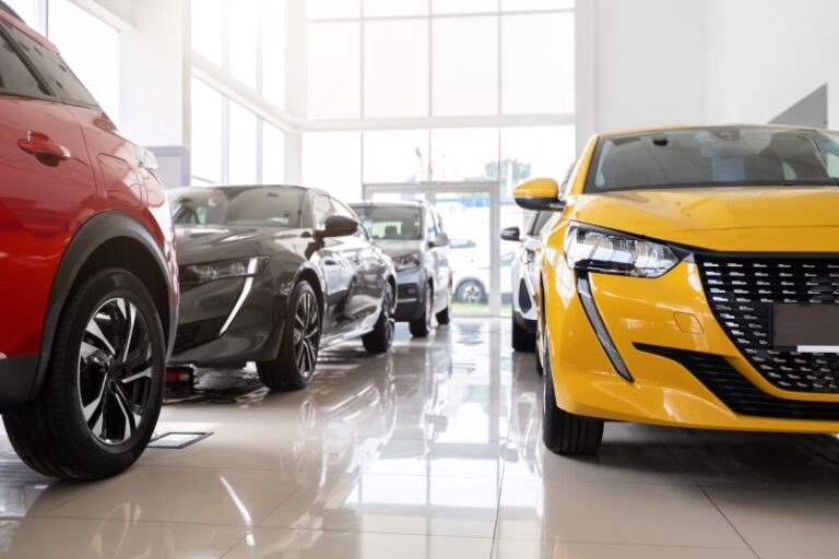 Modern Cars Dealership Showroom