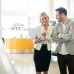 salespeople working on fixing lead generation system