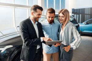new leads in car showroom
