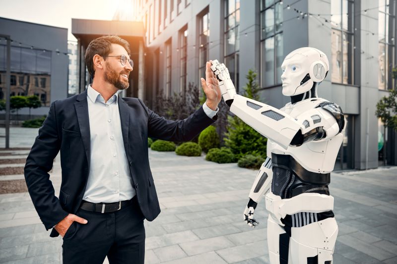 How Automotive Software Is Revolutionizing Car Sales In 2025 3 Robot With Businessmen